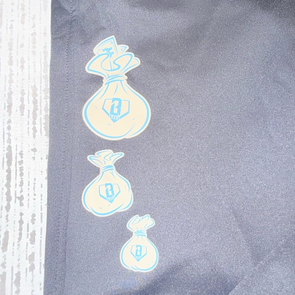 Baseball Lifestyle 101 Black Monopoly Graphic Jogger Pants - Picture 4 of 5